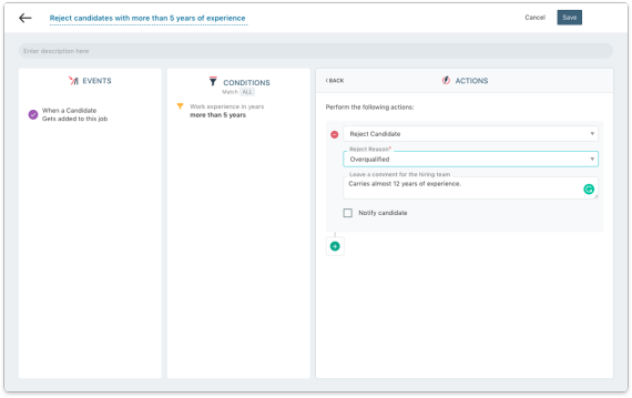 Screening candidates with the Freshteam Autopilot