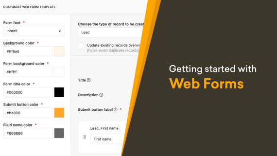 getting started webforms 2x