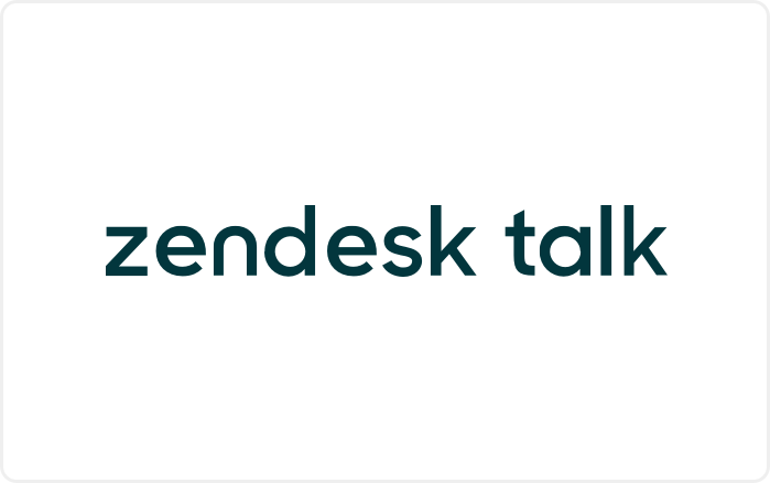 Zendesk Talk