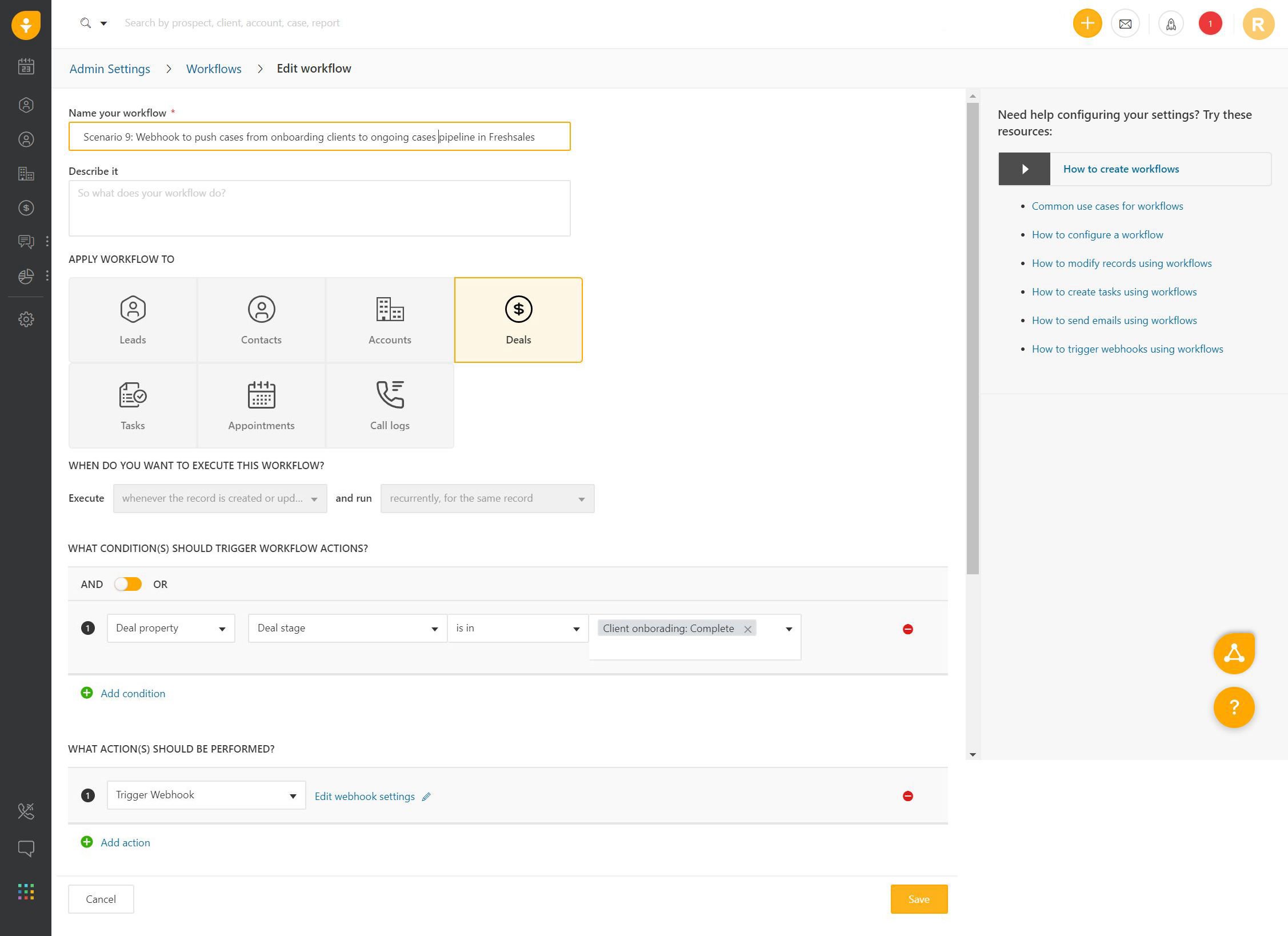 Law firm CRM Software | Freshsales