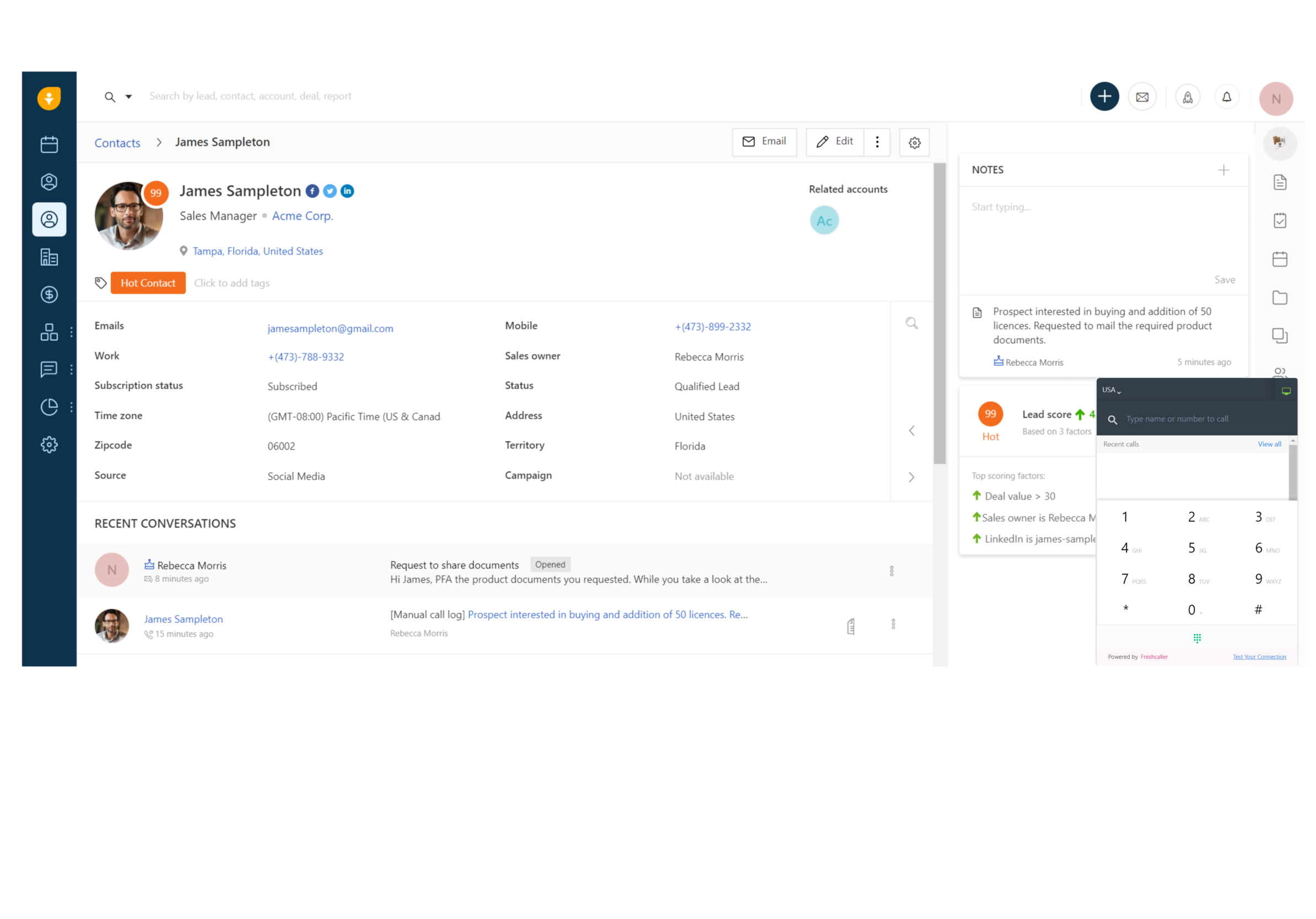 Crm System För Småföretag CRM för småföretag | Freshsales