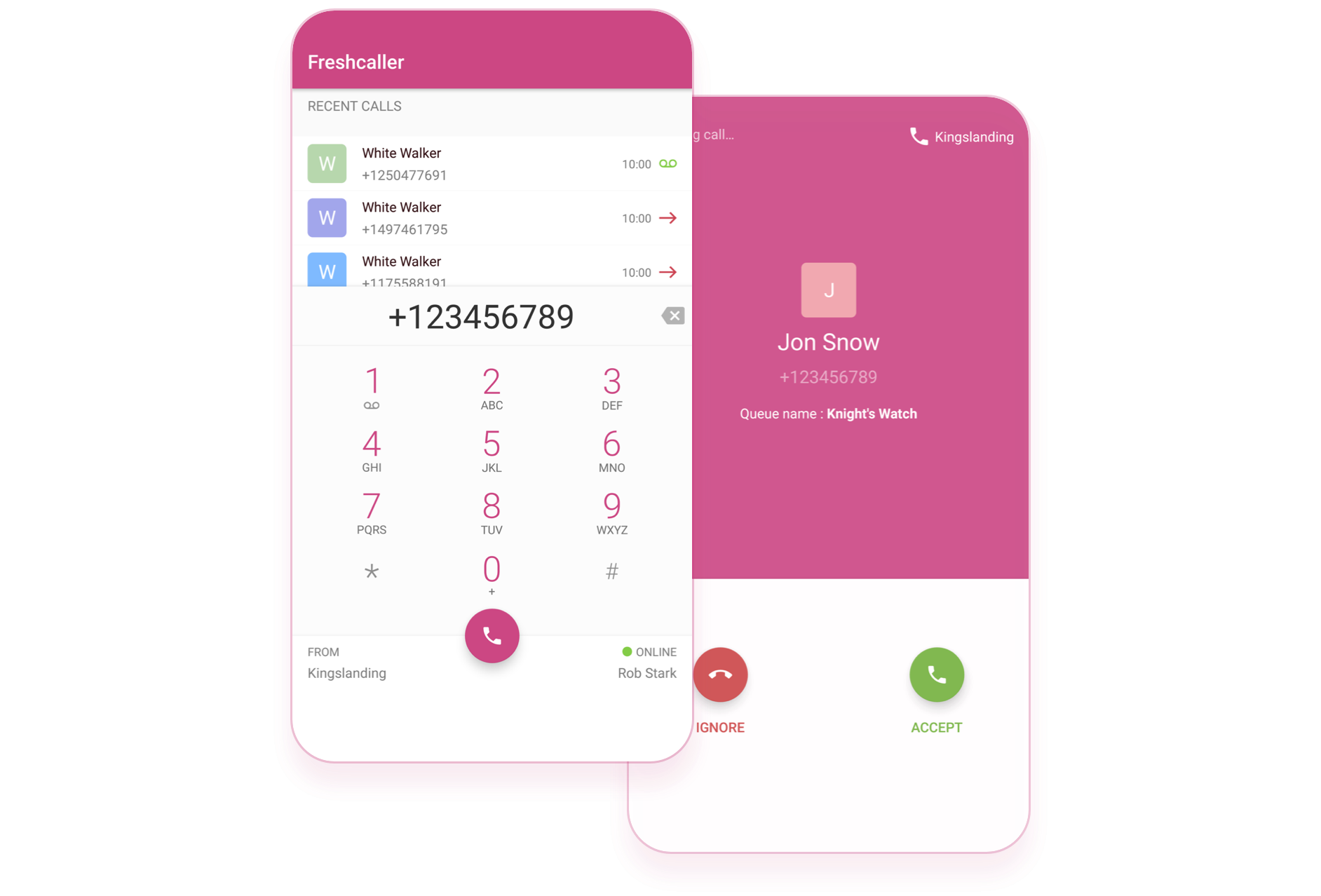Freshdesk Contact Center mobile app | Work from home phone