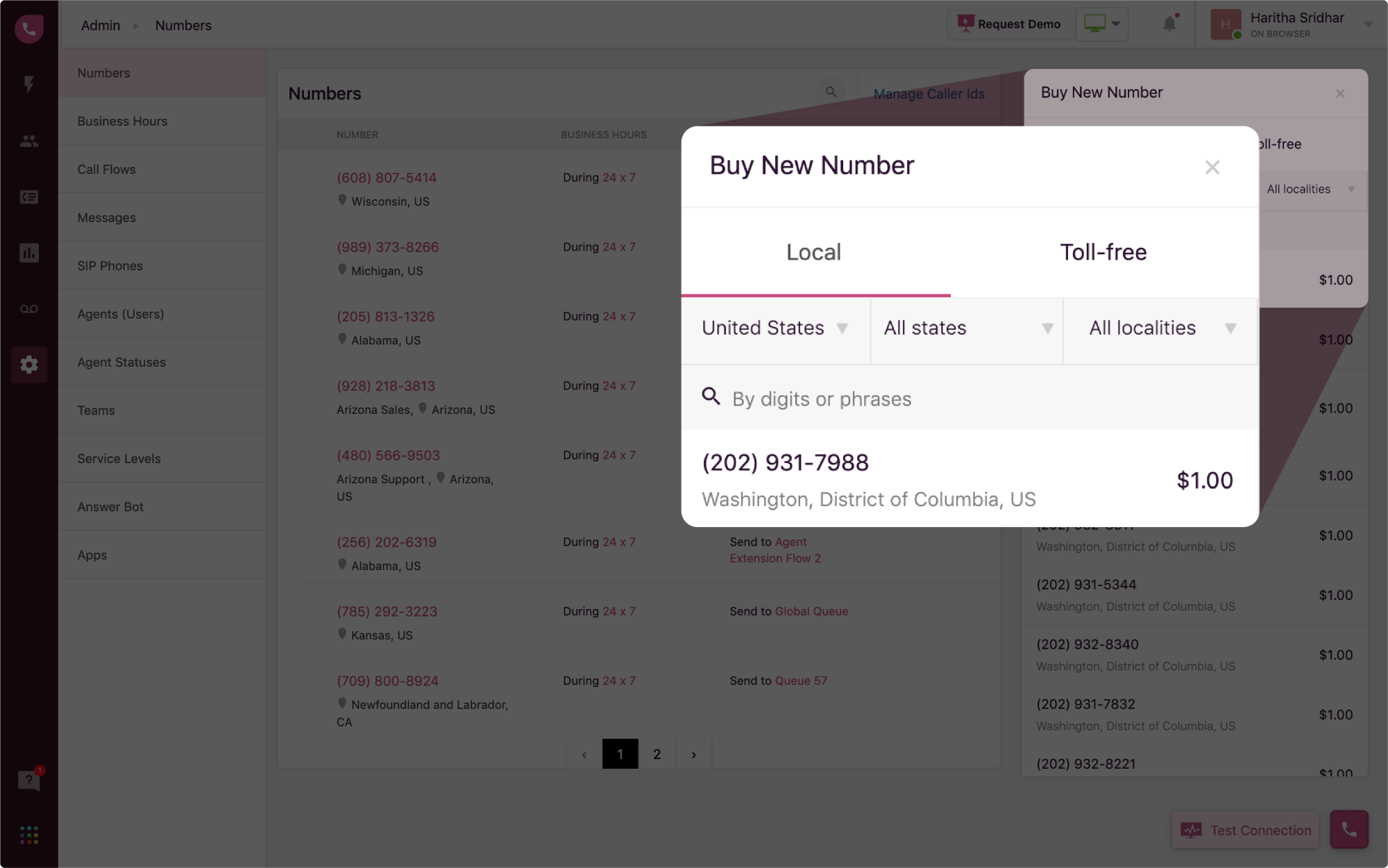 Business Phone Number Freshdesk Contact Center (formerly Freshcaller)