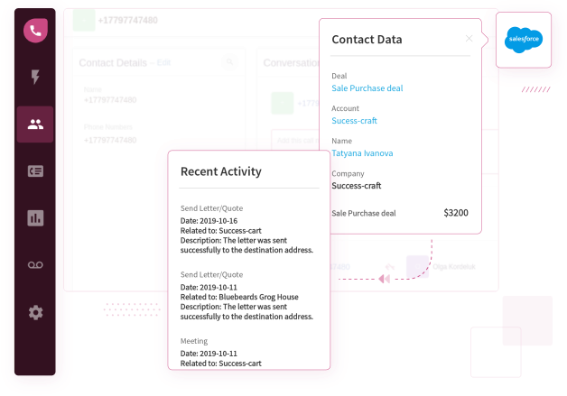 Salesforce telephony integration