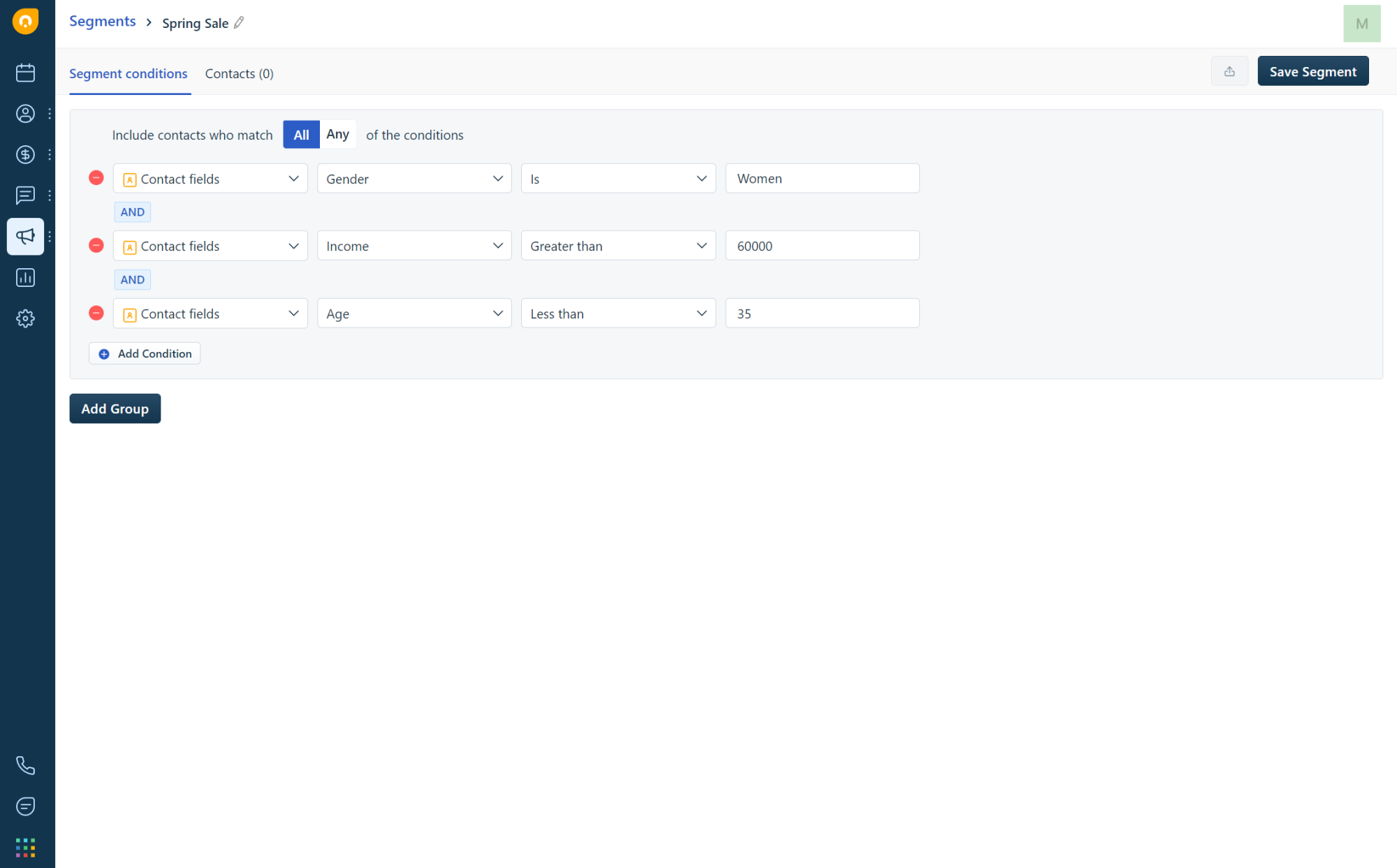 segments freshworks crm 20 10 2020 17 58 49