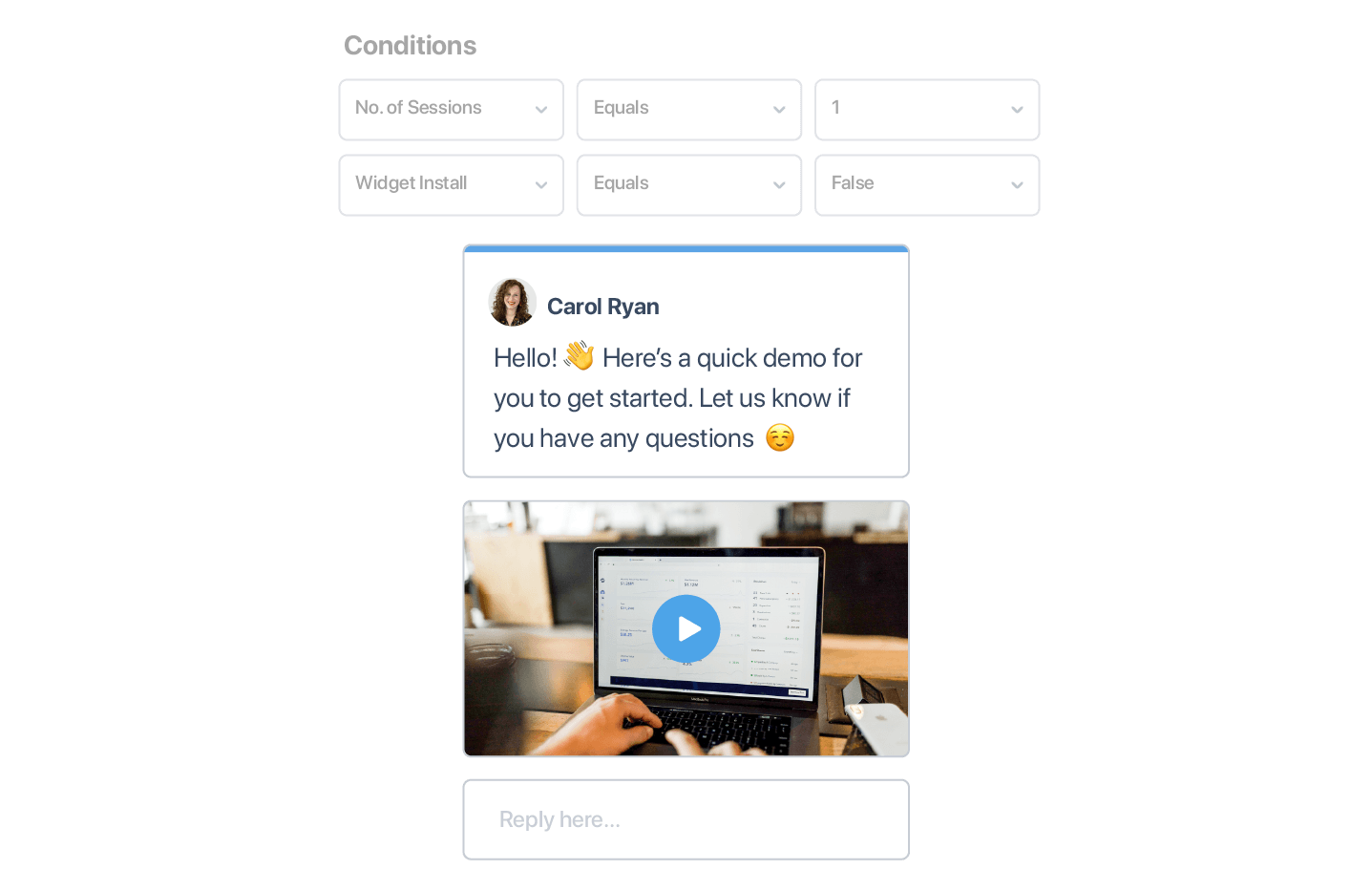 onboard first time users