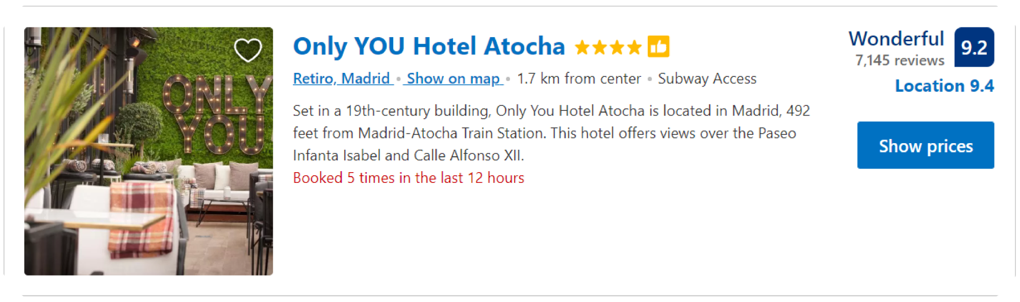 casos de uso de otimização da taxa de conversão booking