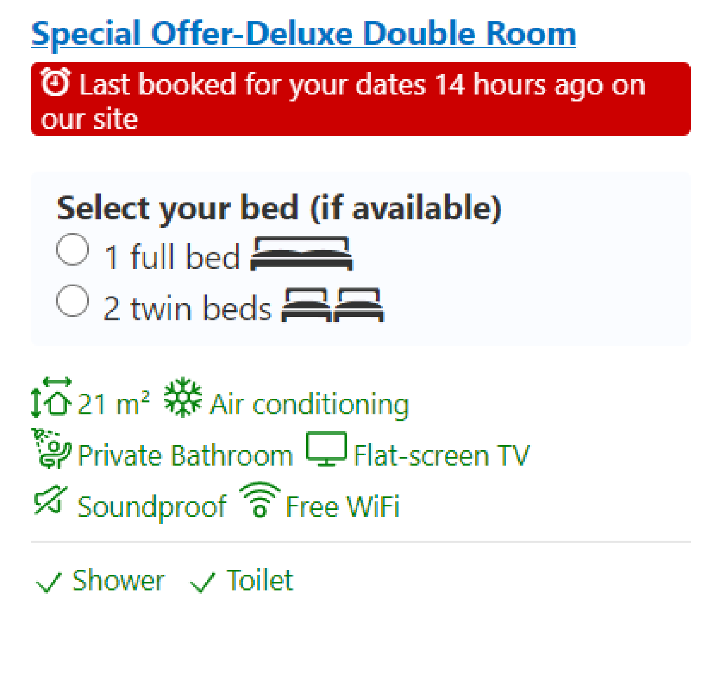 casos de uso de otimização da taxa de conversão booking