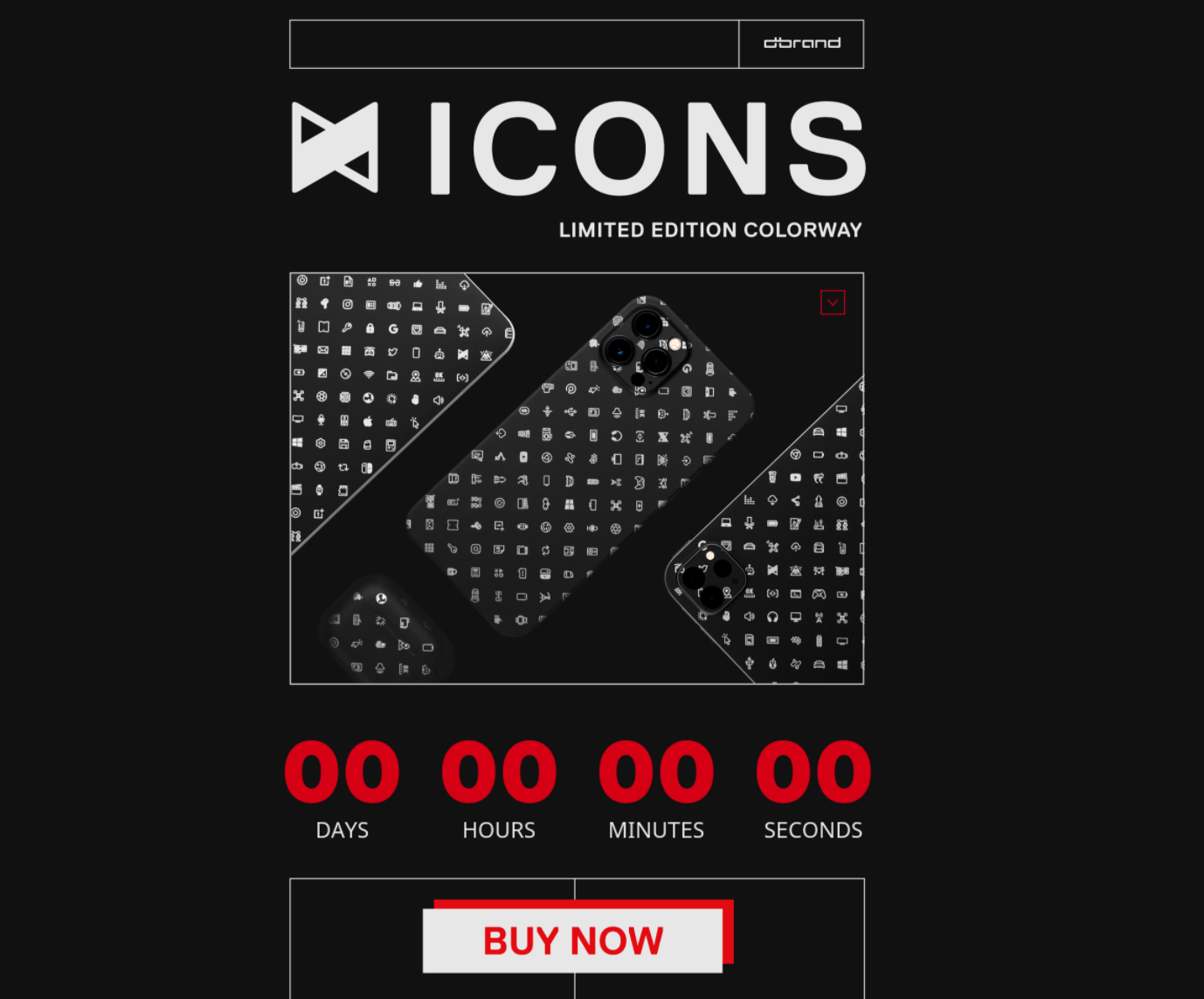 Exemplos de promoção de vendas usando estratégia de FOMO - Ação por e-mail da Dbrand