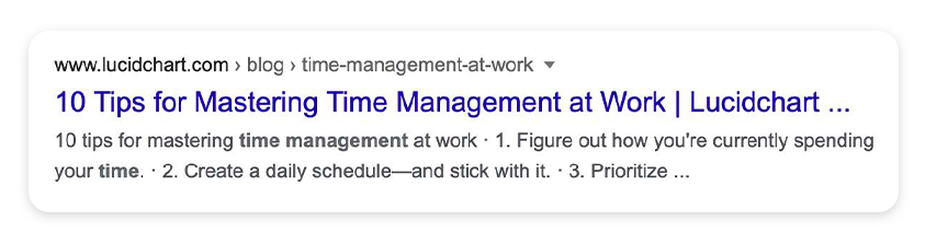 Make your URLs descriptive