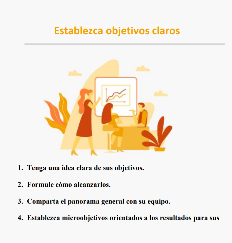 Antes de crear el proceso de venta, tenga claro cuáles son sus objetivos y los KPI a monitorizar para poder alcanzarlos.