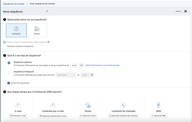 Fluxos de trabalho no CRM B2B