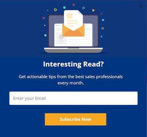 ejemplo de formulario con argumentos para suscribirse