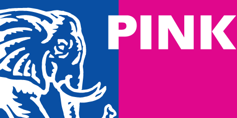 pink elephant logo