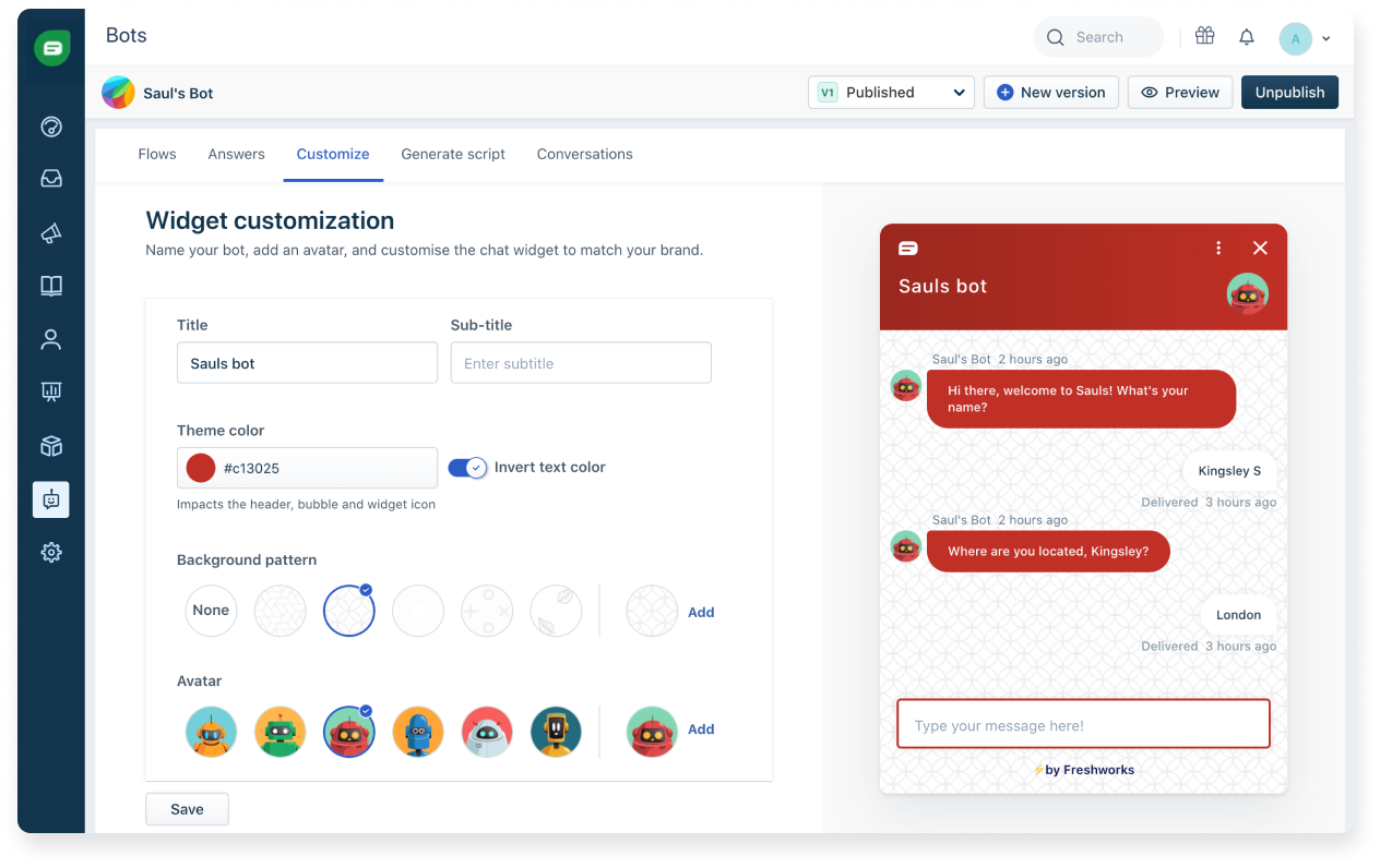 Best AI Chatbot Builder (free and no code!) - Freshchat