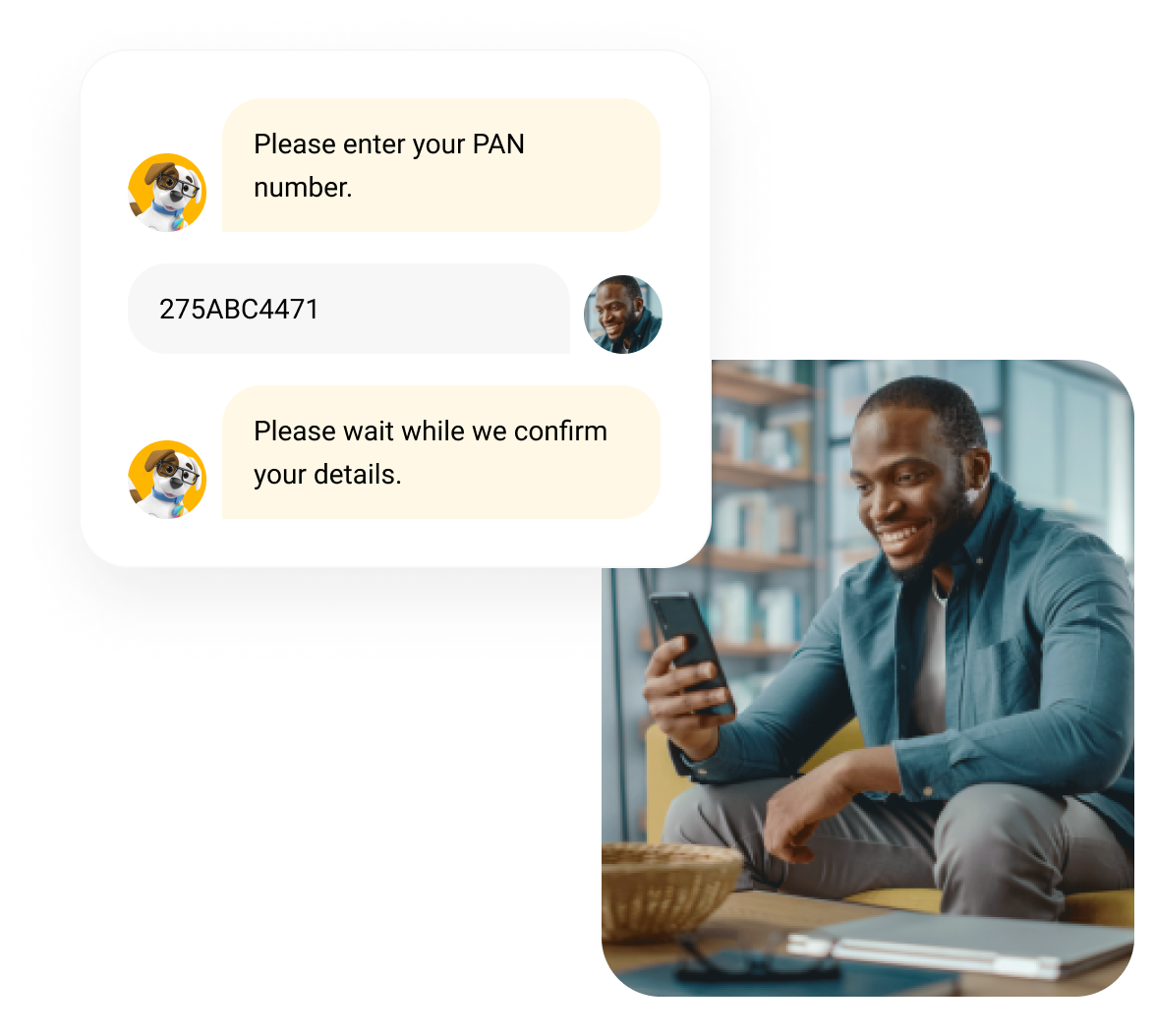 KYC verification on chat