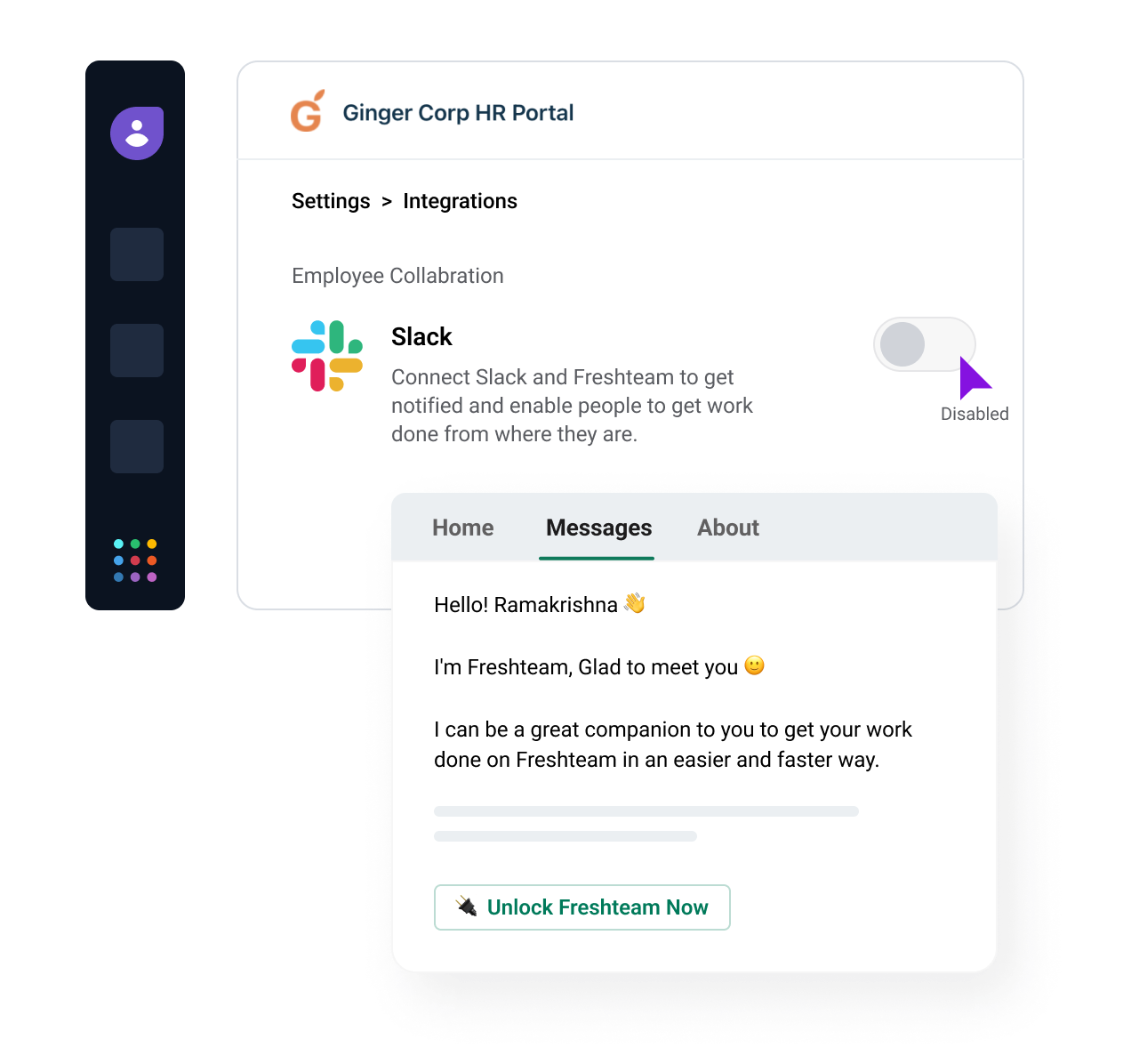Freshteam slack integration image 3
