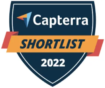 Capterra Shortlist 2022 Award