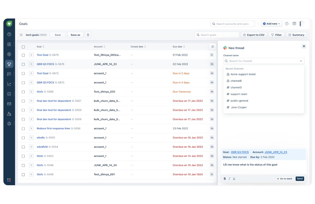 Integration with Slack