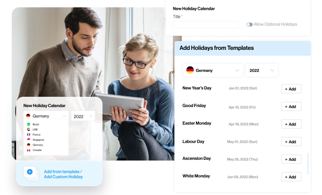 Holiday Templates from Freshteam Holiday Management Software