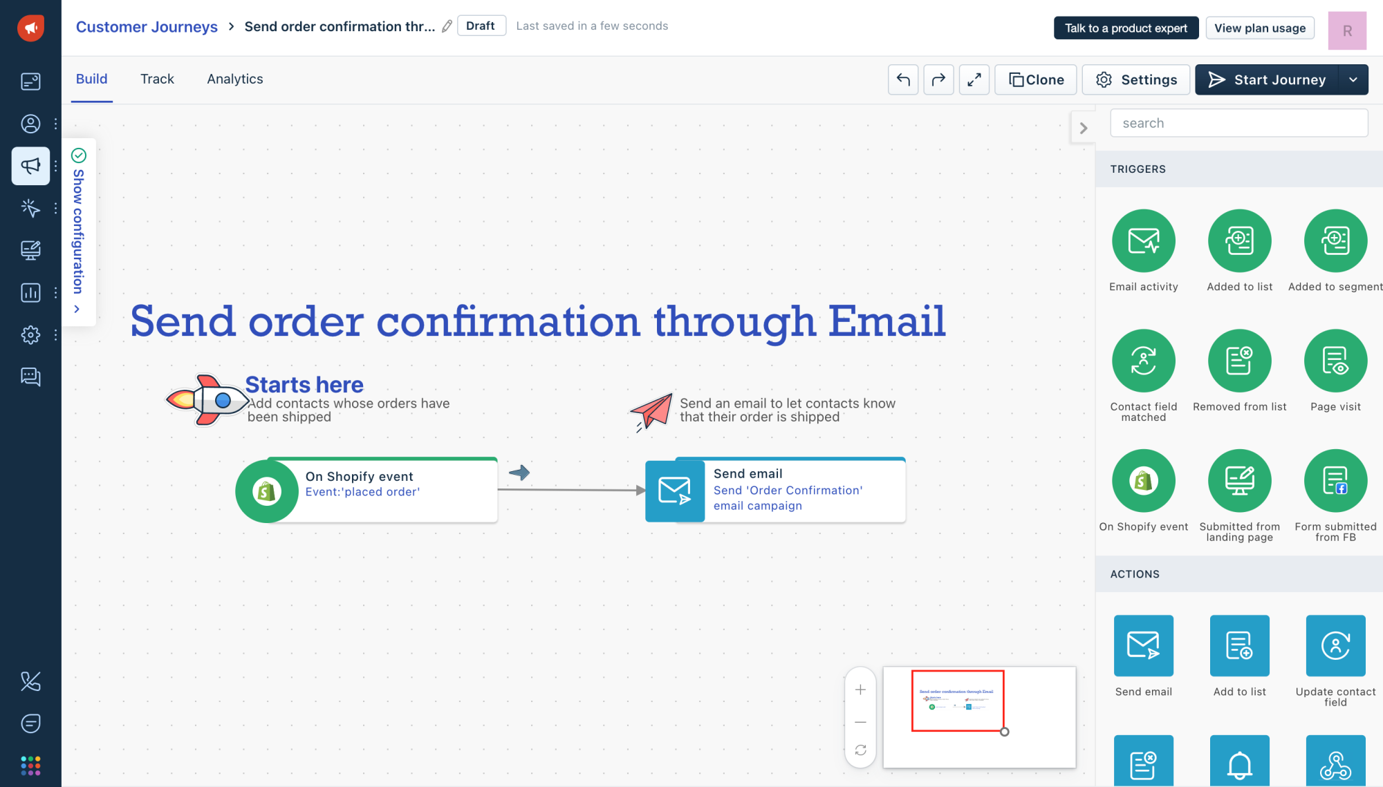 Automate post-purchase campaigns Image