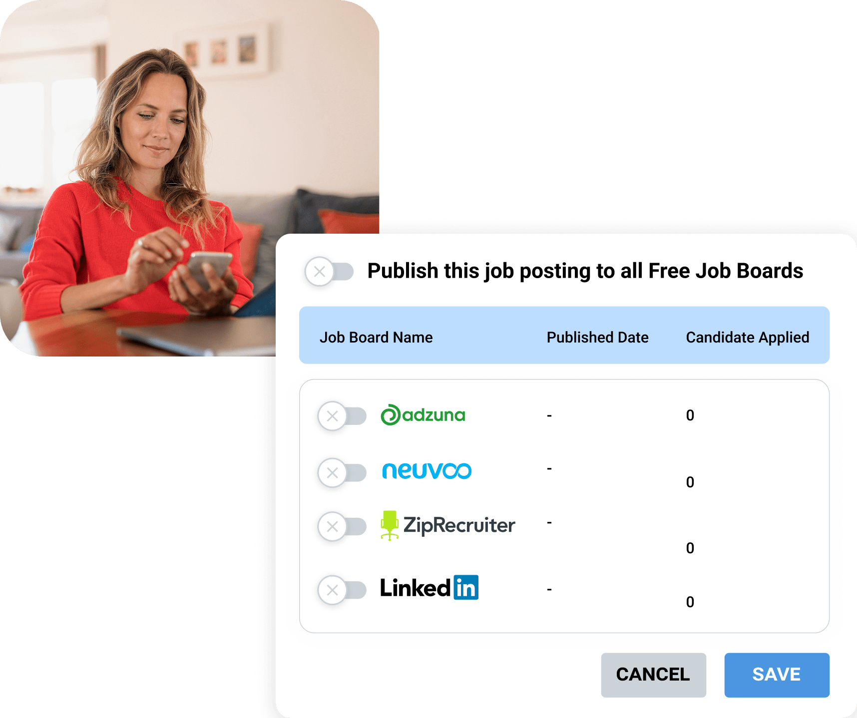 publish jobs